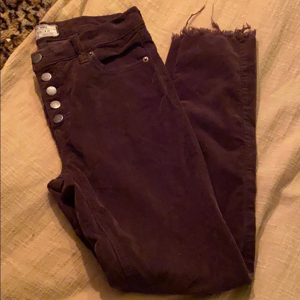 Free People Raw Hem Cord